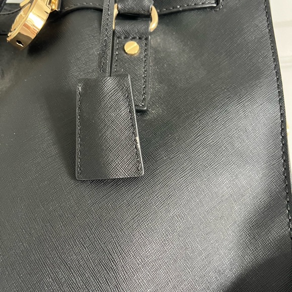 Michael Kors Women's Hamilton Saffiano Leather Medium Satchel - Picture 5 of 15